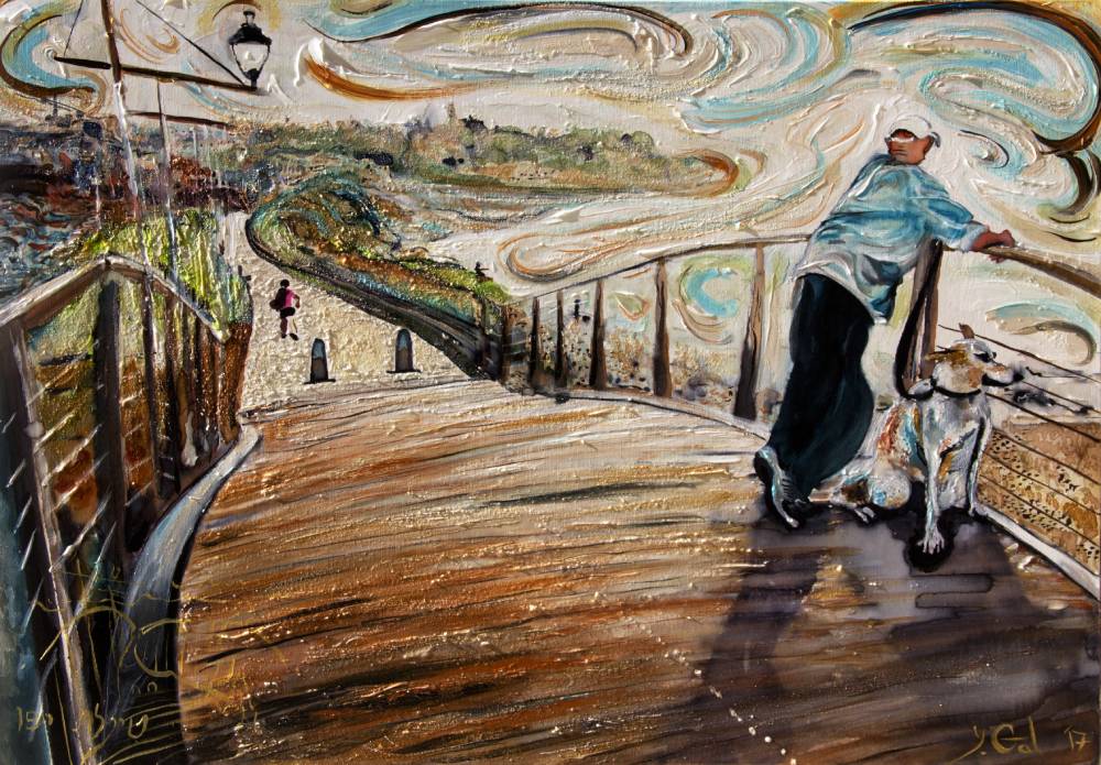 Painting called Jaffa Promenade